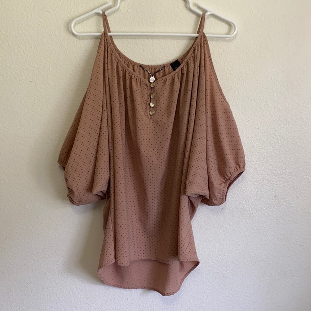 BKE Boutique Polka Dot Top